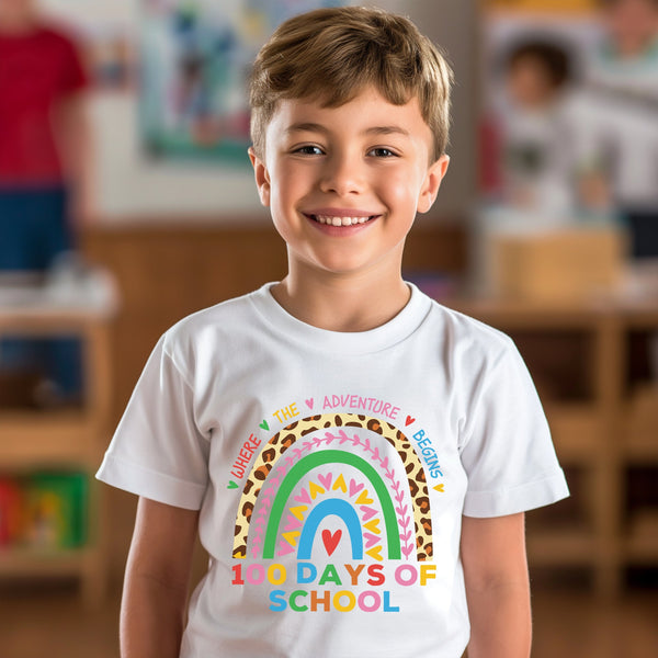 100 Days of School Kids T-Shirt 1033