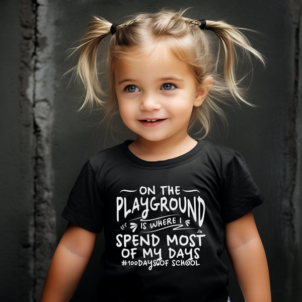 100 Days of School Kids T-Shirt 1036