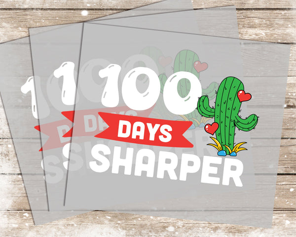 100 Days of School - 1037 -  DTF Transfer
