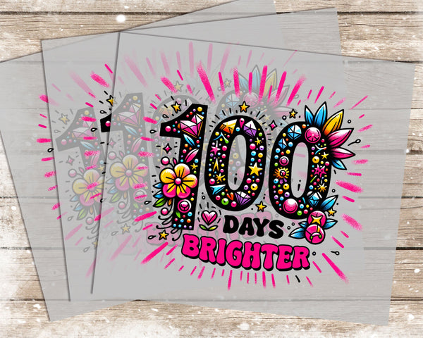 100 Days of School - 1046 -  DTF Transfer