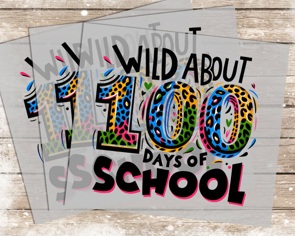 100 Days of School - 1048 -  DTF Transfer