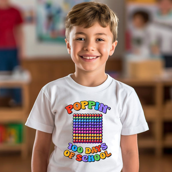 100 Days of School Kids T-Shirt 1052