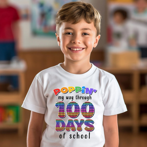 100 Days of School Kids T-Shirt 1053