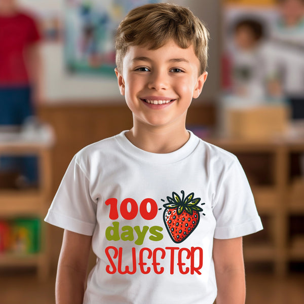 100 Days of School Kids T-Shirt 1055