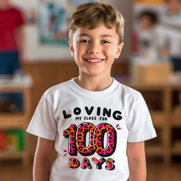 100 Days of School Kids T-Shirt 1069