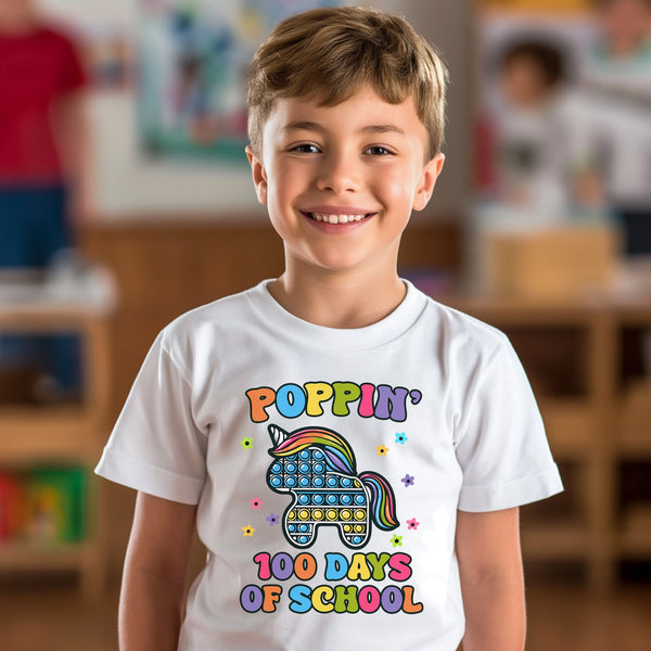 100 Days of School Kids T-Shirt 1077