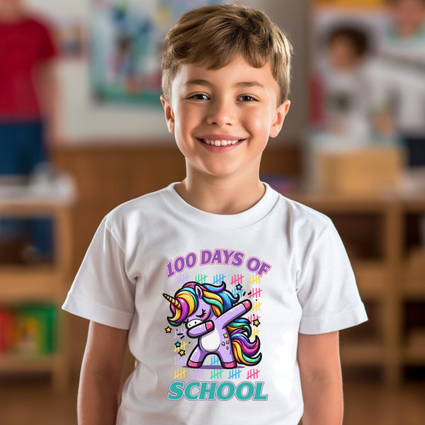 100 Days of School Kids T-Shirt 1083