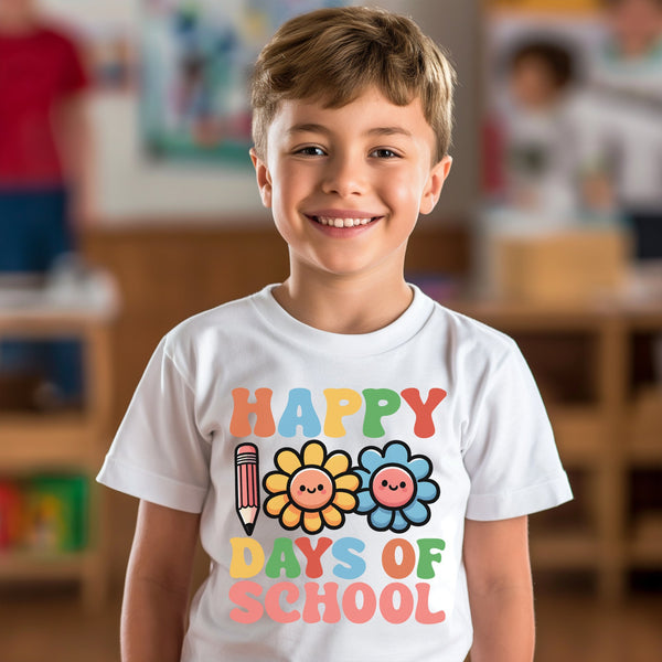 100 Days of School Kids T-Shirt 1092