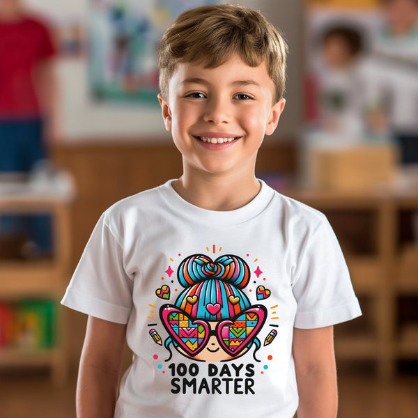 100 Days of School Kids T-Shirt 1102