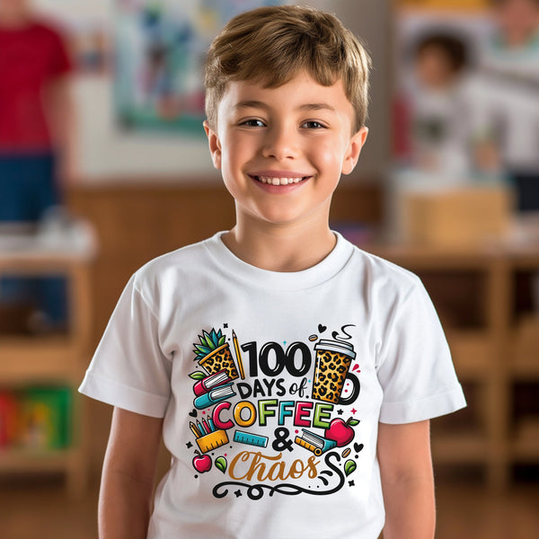 100 Days of School Kids T-Shirt 1103