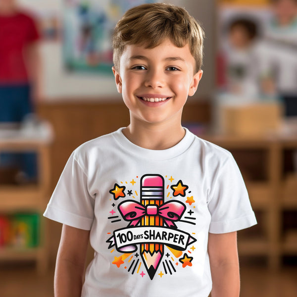 100 Days of School Kids T-Shirt 1110