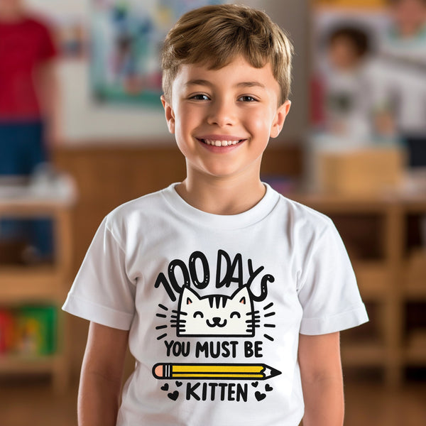 100 Days of School Kids T-Shirt 1111