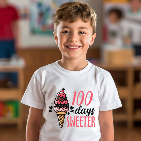 100 Days of School Kids T-Shirt 1119