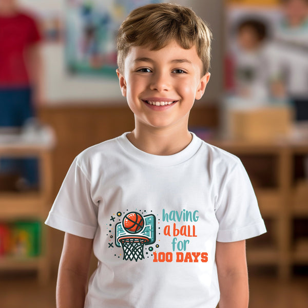 100 Days of School Kids T-Shirt 1120