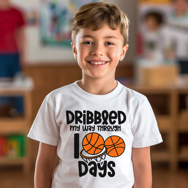 100 Days of School Kids T-Shirt 1124