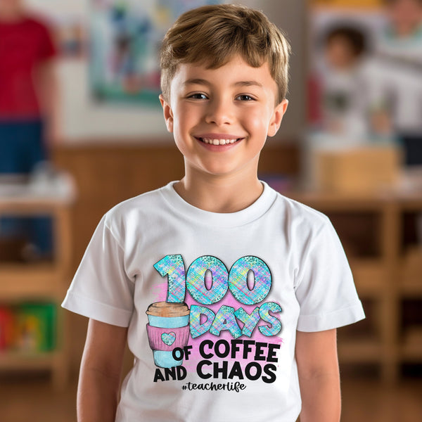 100 Days of School Kids T-Shirt 1130