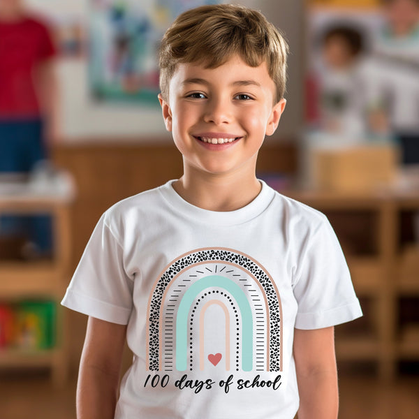 100 Days of School Kids T-Shirt 1138