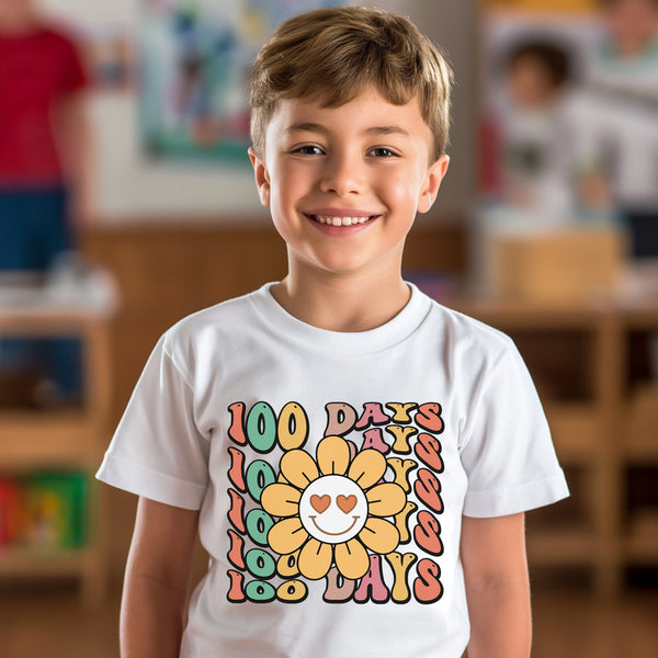 100 Days of School Kids T-Shirt 1139