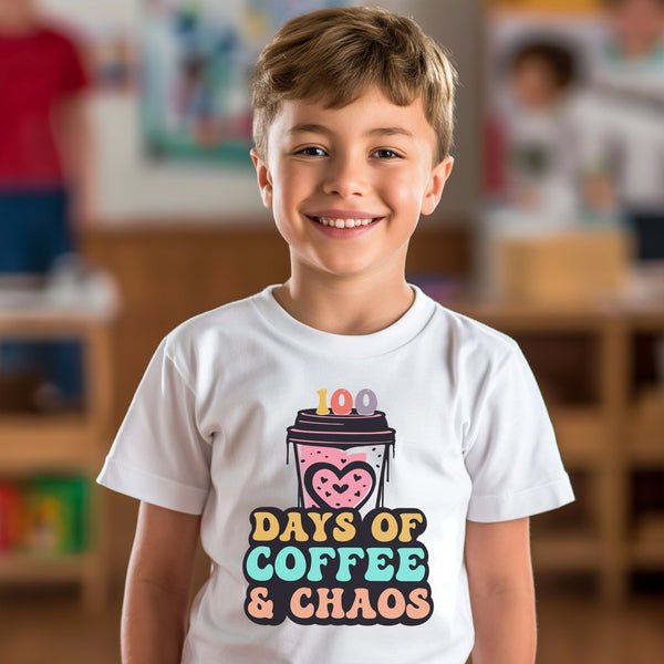 100 Days of School Kids T-Shirt 1144