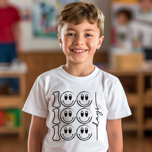 100 Days of School Kids T-Shirt 1153