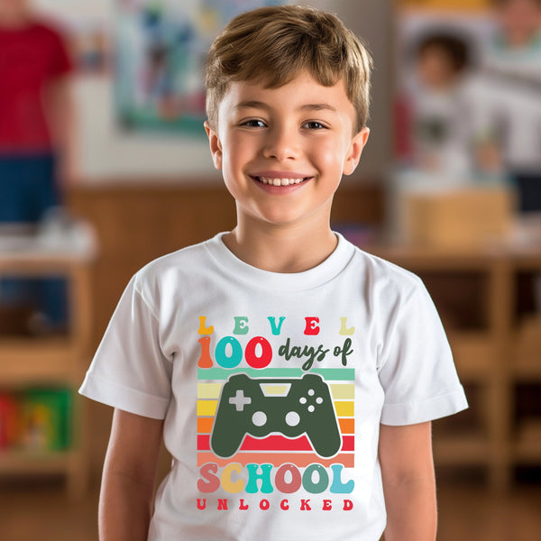 100 Days of School Kids T-Shirt 1155