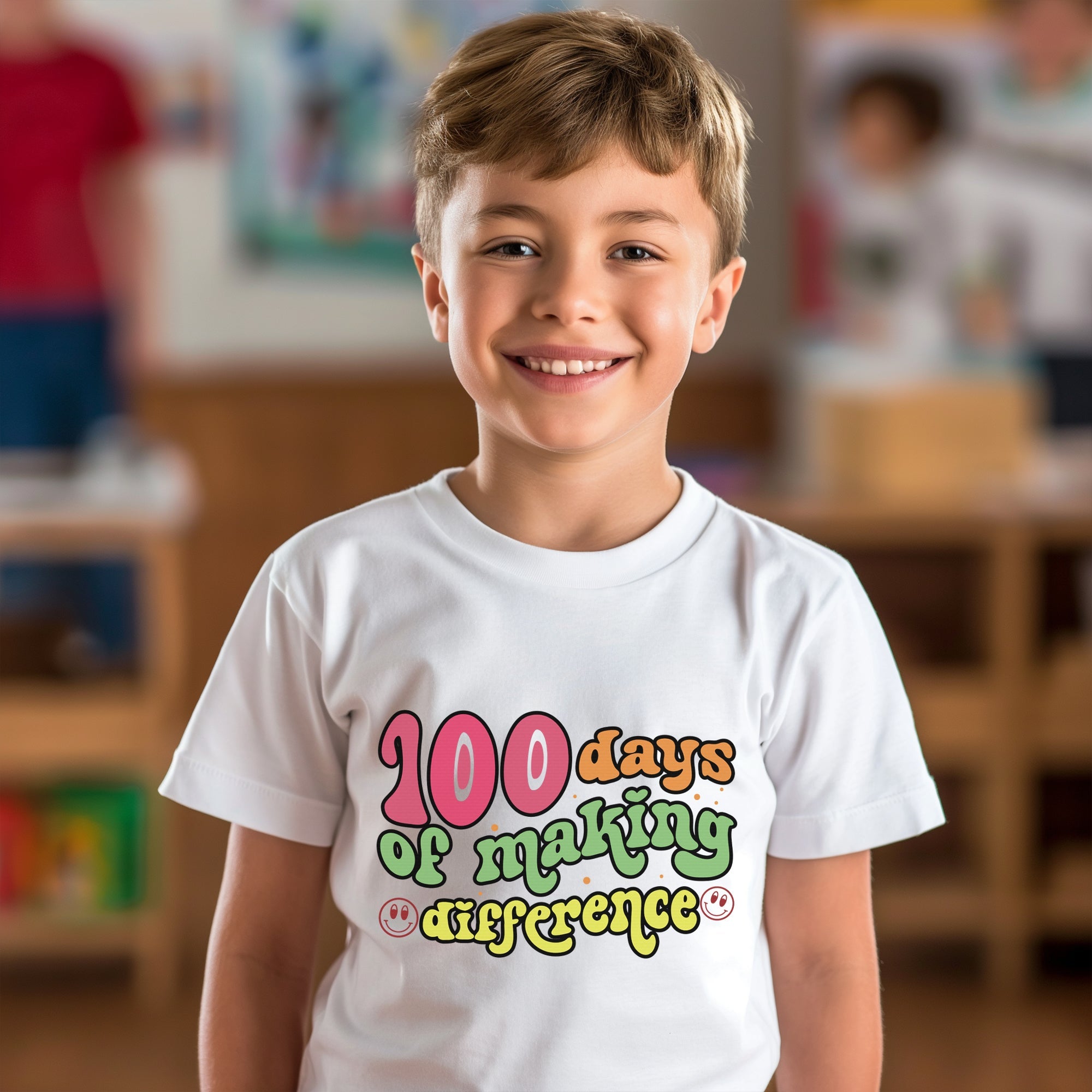 100 Days of School Kids T-Shirt 1157
