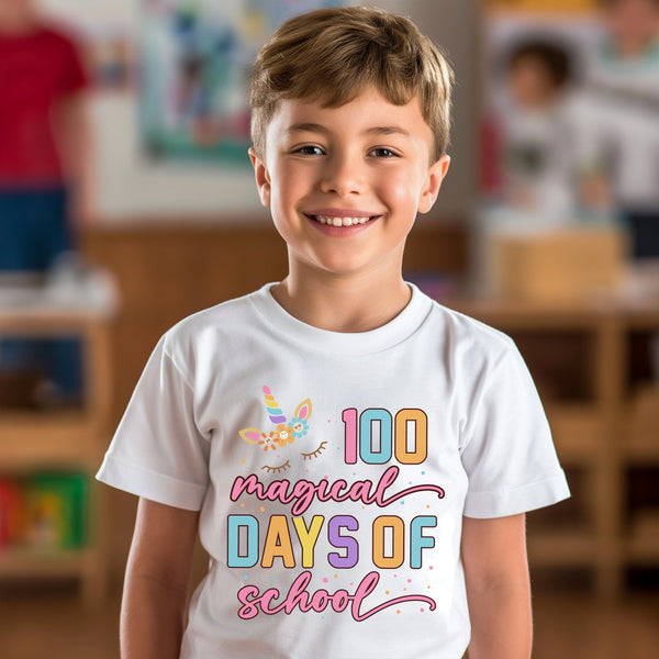 100 Days of School Kids T-Shirt 1162