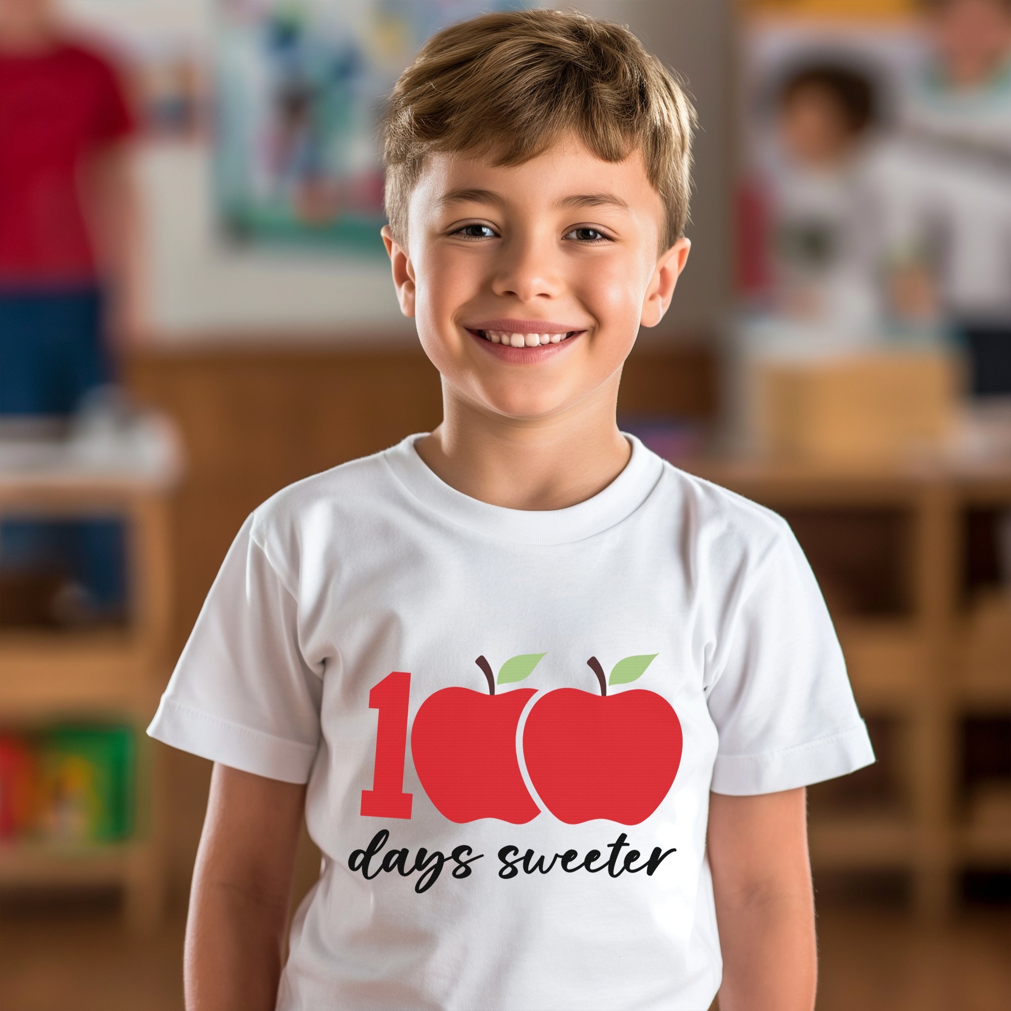 100 Days of School Kids T-Shirt 1166
