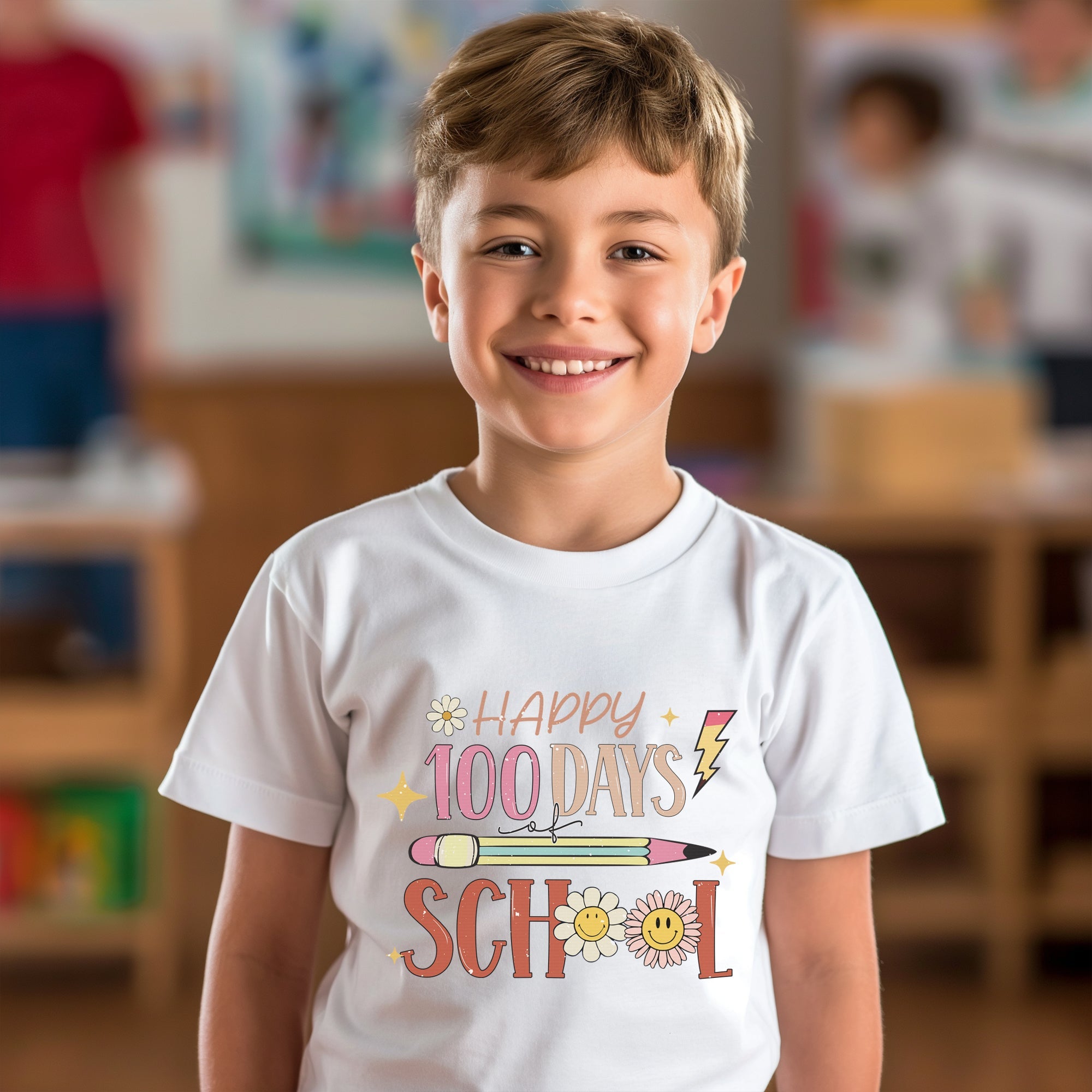 100 Days of School Kids T-Shirt 1172
