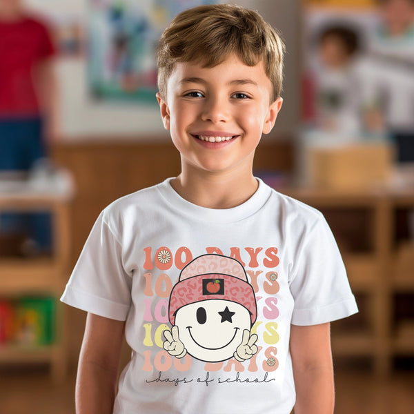 100 Days of School Kids T-Shirt 1174
