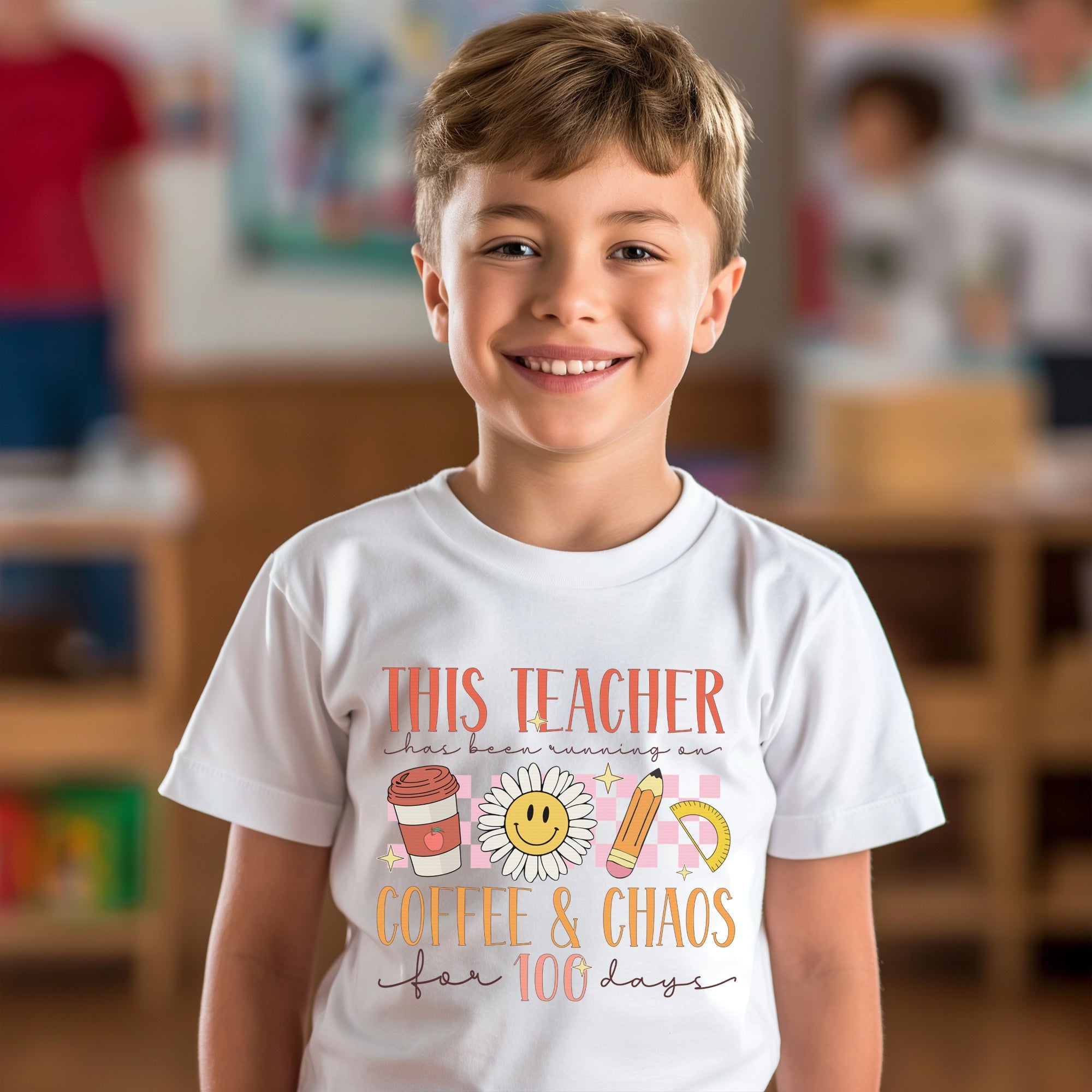 100 Days of School Kids T-Shirt 1175