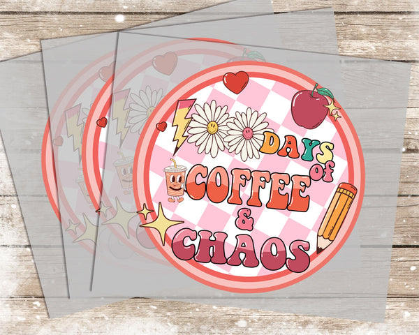 100 Days of School - 1176 -  DTF Transfer