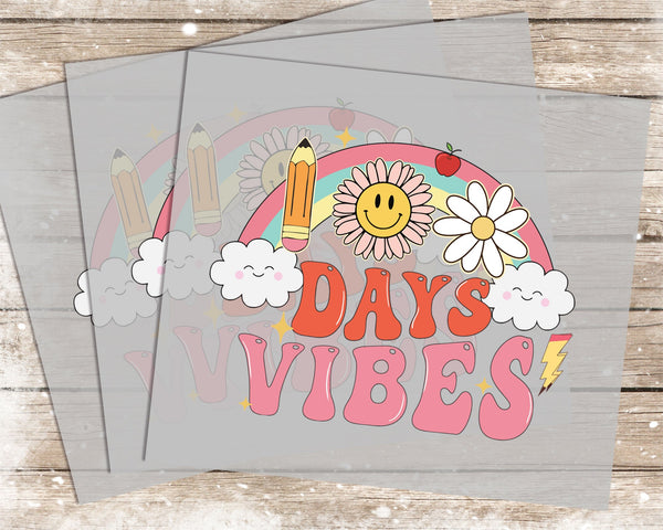 100 Days of School - 1178 -  DTF Transfer