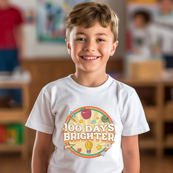 100 Days of School Kids T-Shirt 1180