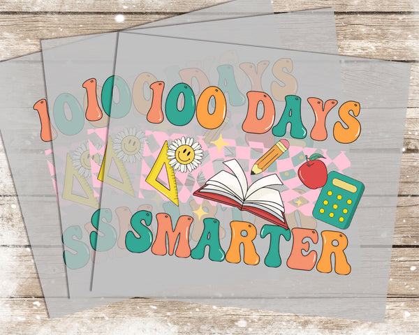 100 Days of School - 1182 -  DTF Transfer