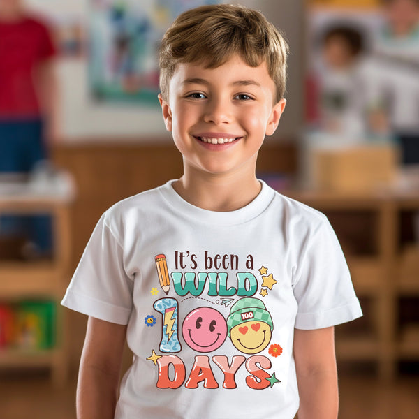 100 Days of School Kids T-Shirt 1188