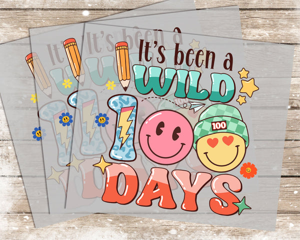 100 Days of School - 1188 -  DTF Transfer