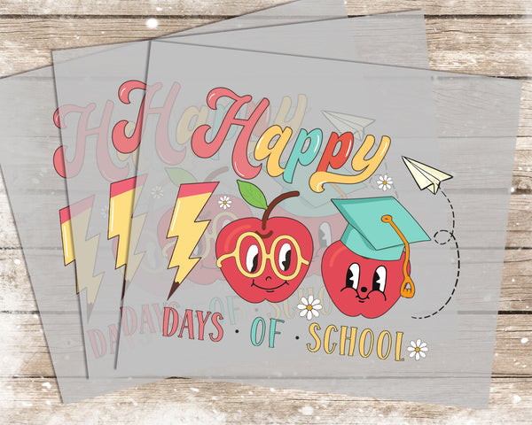100 Days of School - 1189 -  DTF Transfer