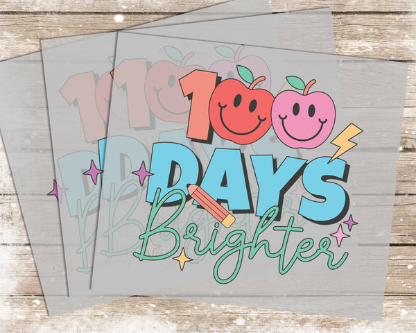 100 Days of School - 1193 -  DTF Transfer