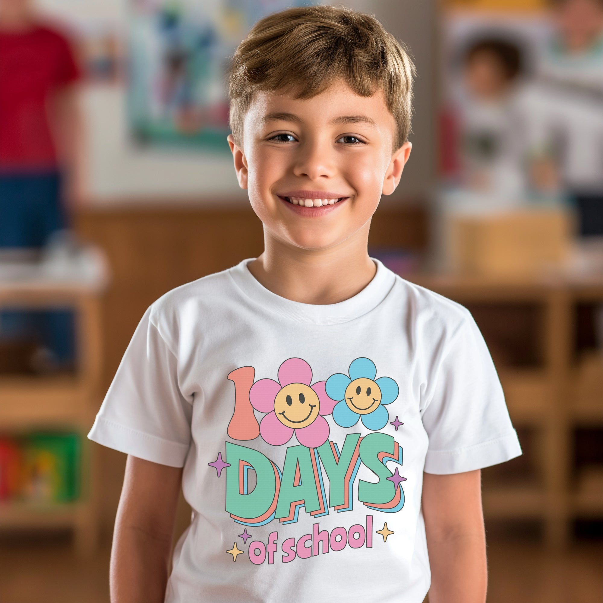 100 Days of School Kids T-Shirt 1199