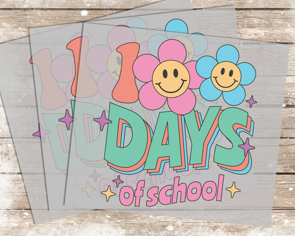 100 Days of School - 1199 -  DTF Transfer