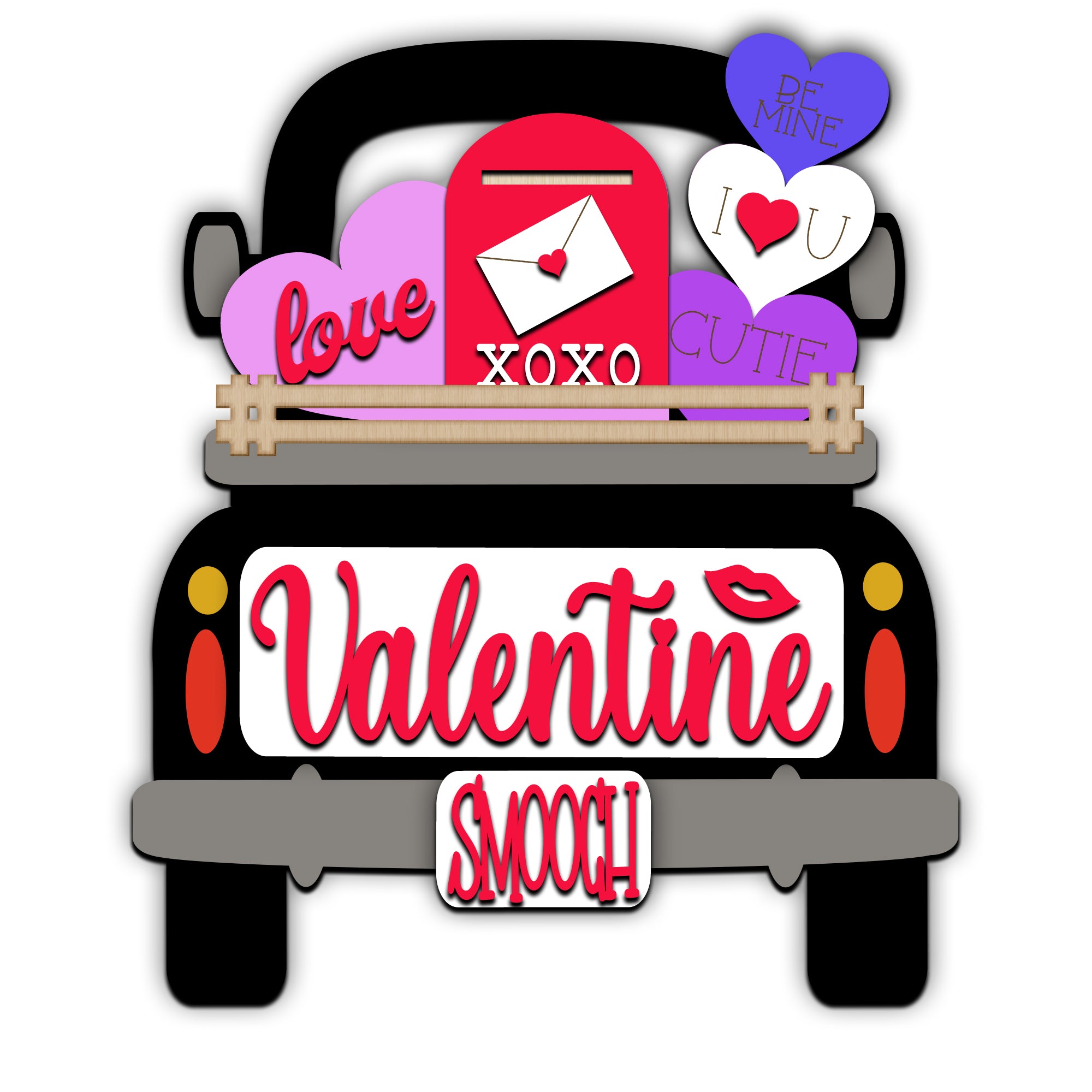 12" Truck Valentine's Day Add-On V1