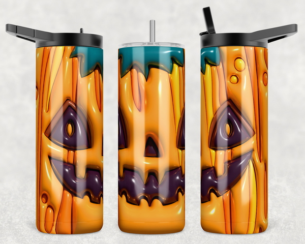 2521 - Jack-O-Puff 20oz Skinny Tumbler