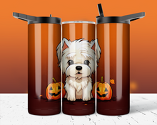 2614 - West Highland White Terrier Puppy Creepy Critters 20oz Skinny Tumbler