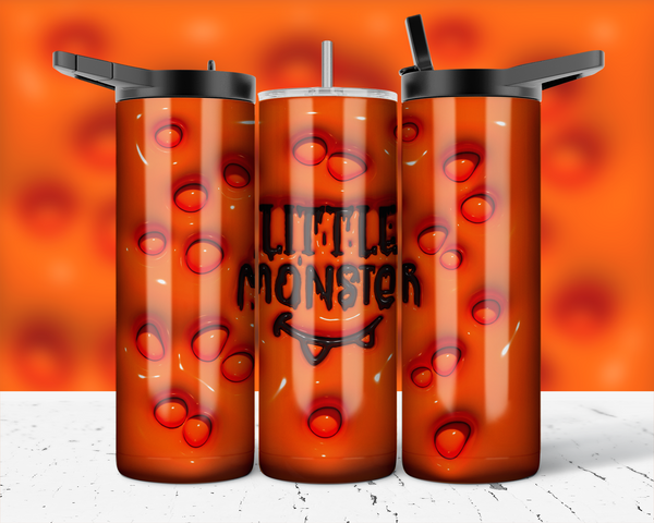 2689 - Little Monster Orange 20oz Skinny Tumbler