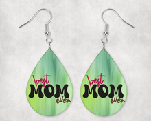 0091 - Aloe Best Mom Teardrop Earrings