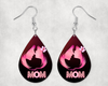 0096 - Mom&#39;s Love Teardrop Earrings