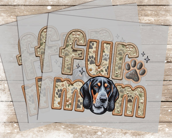 Fur Mom Bluetick Coonhound - 1013 -  DTF Transfer