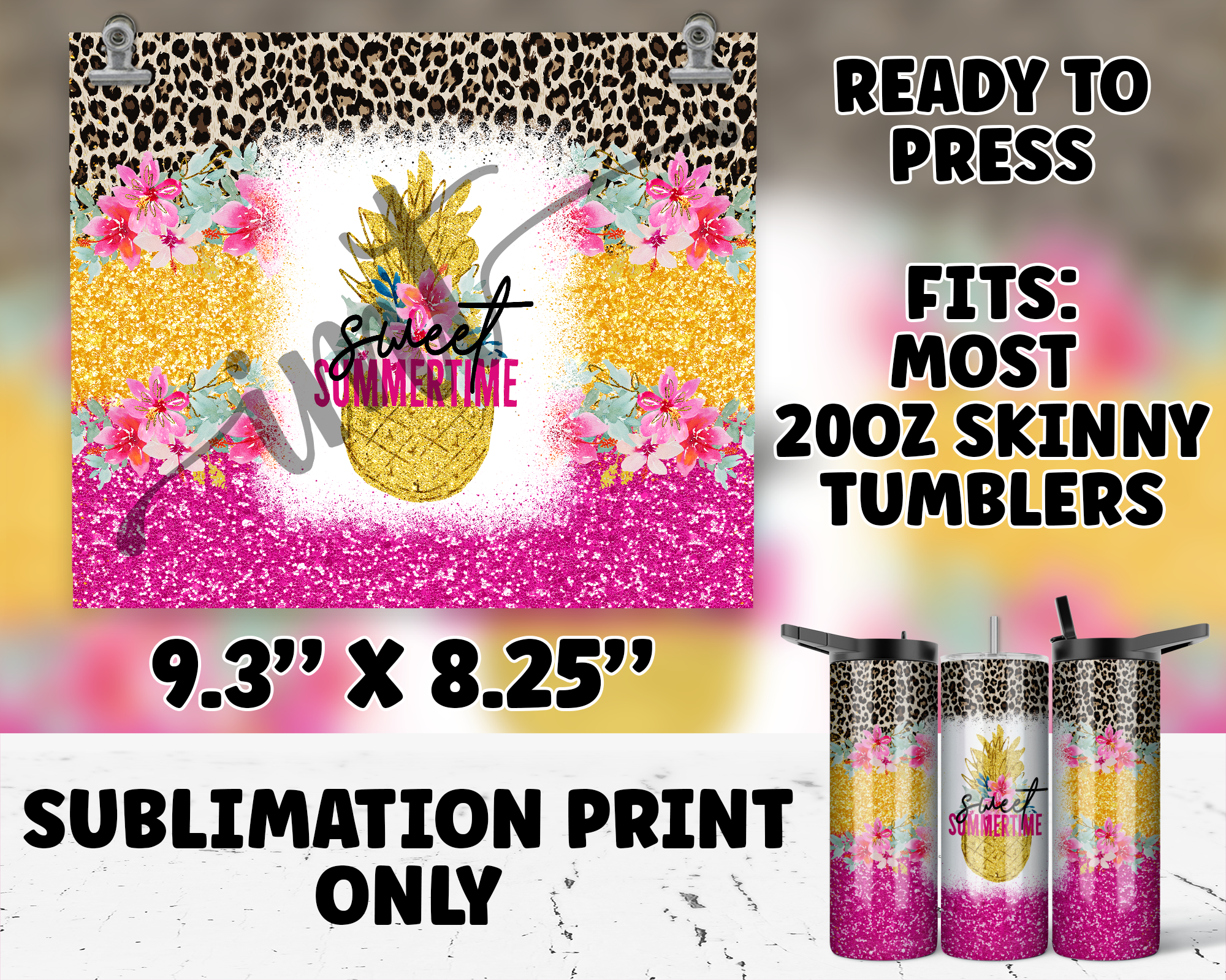 20oz Tumbler Sublimation Print - SP-1035