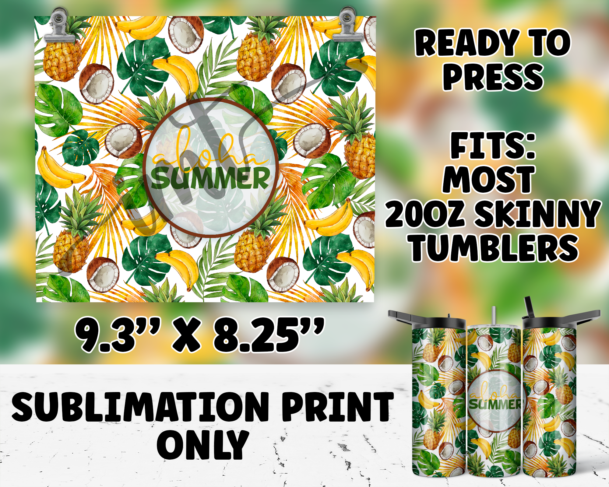 20oz Tumbler Sublimation Print - SP-1116